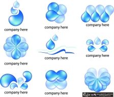 ˮ��ˮ��AI logo ������Ȼ��̬���� ͼ�� ʱ��UI��ť ����ͼ�� �Ƽ��ز� ˮ�� Ψ���ز�