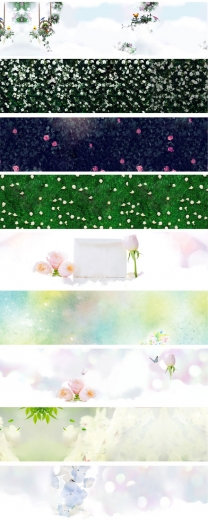 �����԰��⺣�����banner�ز�ģ���������,Ůװ����,��ǽ,õ�廨���������ز�����